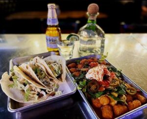 Nacho tots & street tacos at the Wurst Bar in Ypsilanti