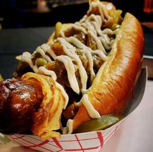 LA Street brat at Ypsi's Gourmet sausage bar