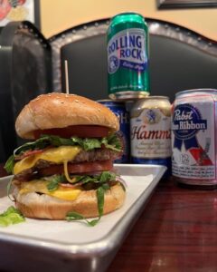 All American Cheeseburger at the Wurst Bar in Ypsilanti